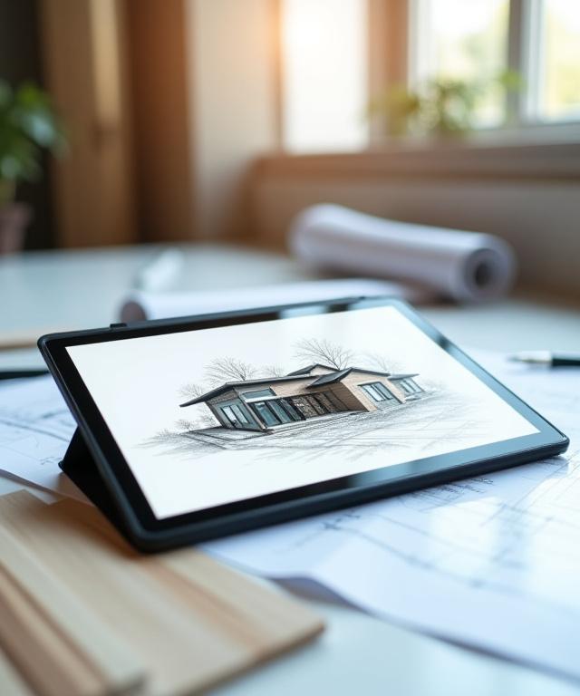 3D Architectural Floorplan Rendering